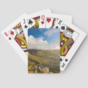 Sunrise Above Camps Bay And Table Mountain Playing Cards