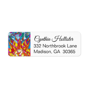 Sunrise Address Label by Leslie Clair Bures
