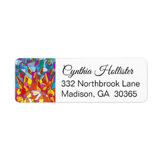Sunrise Address Label by Leslie Clair Bures