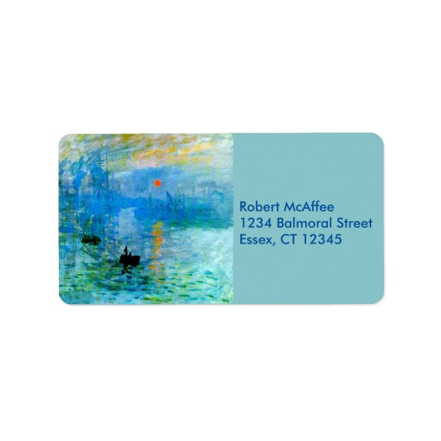 Sunrise Address Labels (Front)