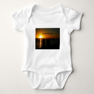 Sunrise and Sunset photos Baby Bodysuit