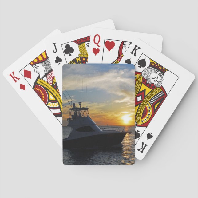 Sunrise and Sunset photos Playing Cards (Back)