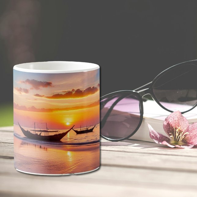 Sunrise at Al Wakrah Beach –   Qatar Coffee Mug (Creator Uploaded)