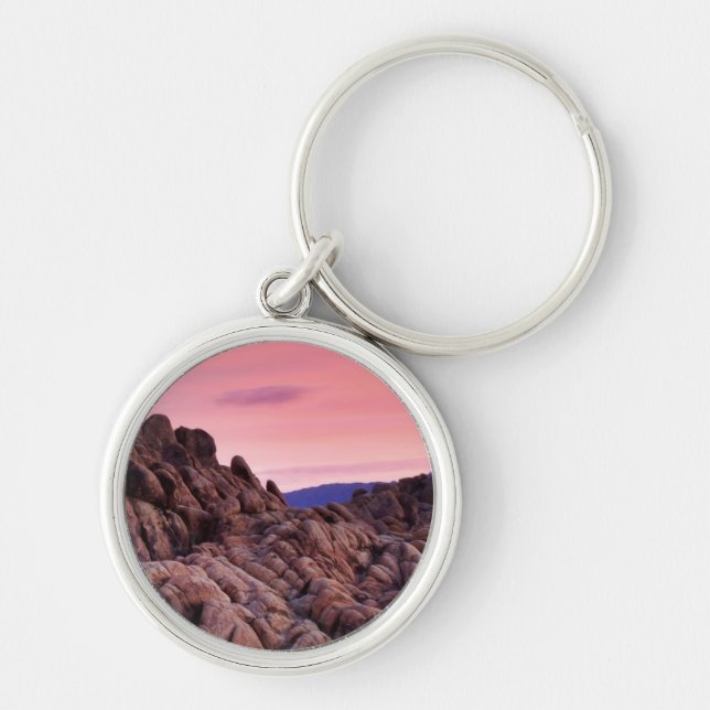 Sunrise at Alabama Hills Key Ring (Front)