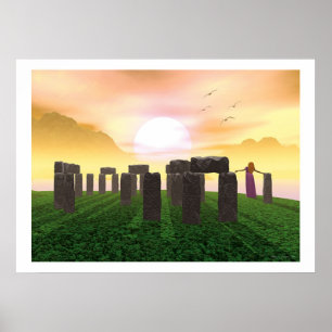 Sunrise at Avalon Poster