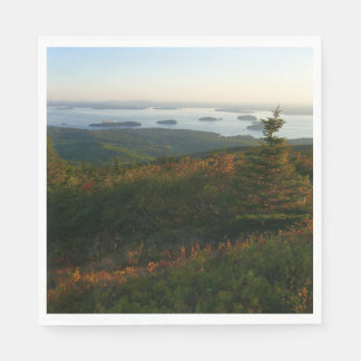 Sunrise at Cadillac Mountain I Napkin