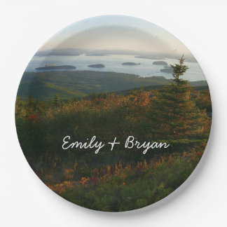 Sunrise at Cadillac Mountain I Paper Plate