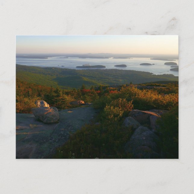 Sunrise at Cadillac Mountain II Postcard (Front)