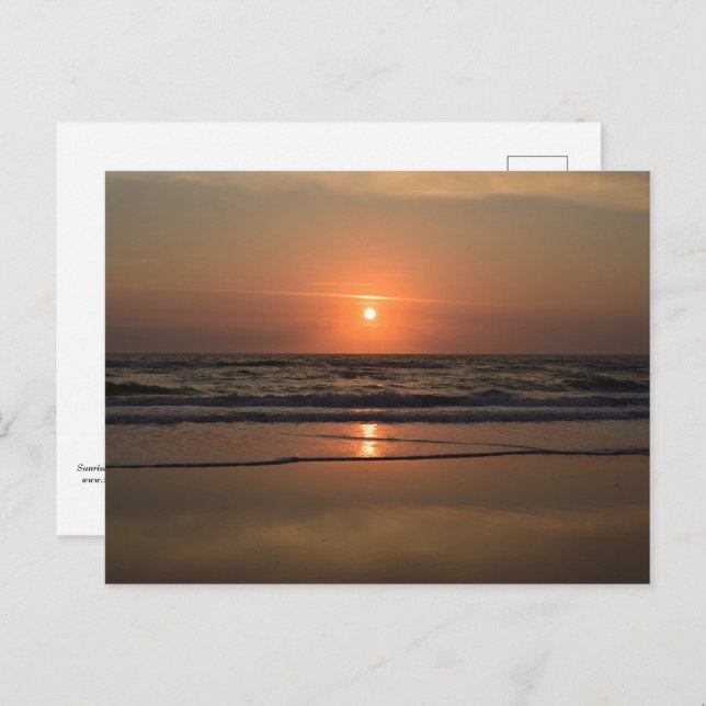 Sunrise at Cocoa Beach, Florida Postcard (Front/Back)