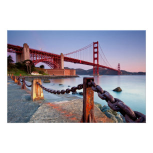 Sunrise At Fort Point Poster