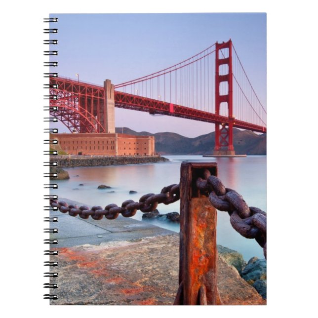 Sunrise At Fort Point Spiral Notebook (Front)