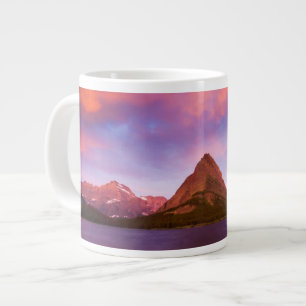 Sunrise at Glacier Large Coffee Mug
