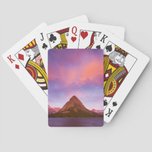 Sunrise at Glacier Playing Cards