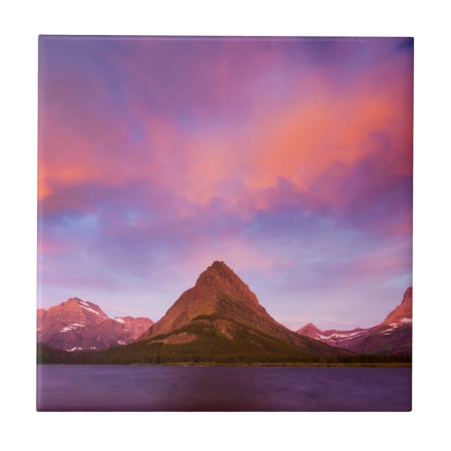 Sunrise at Glacier Tile (Front)