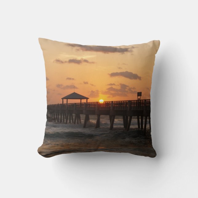 Sunrise at Juno Beach Cushion (Front)