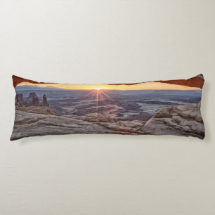 Sunrise at Mesa Arch, Canyonlands National Park Body Cushion