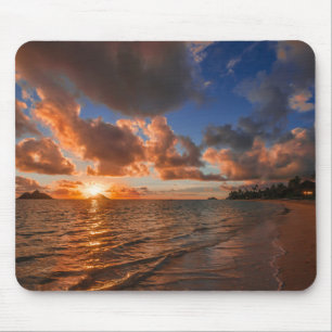 Sunrise At Mokulua Island Mouse Pad