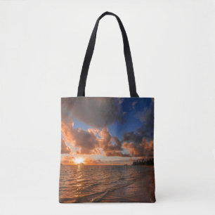 Sunrise At Mokulua Island Tote Bag