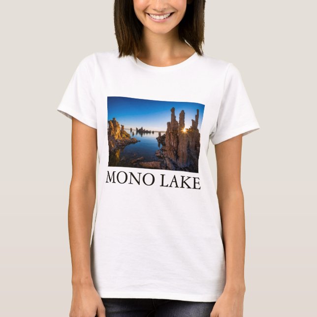 Sunrise at Mono lake, California T-Shirt (Front)