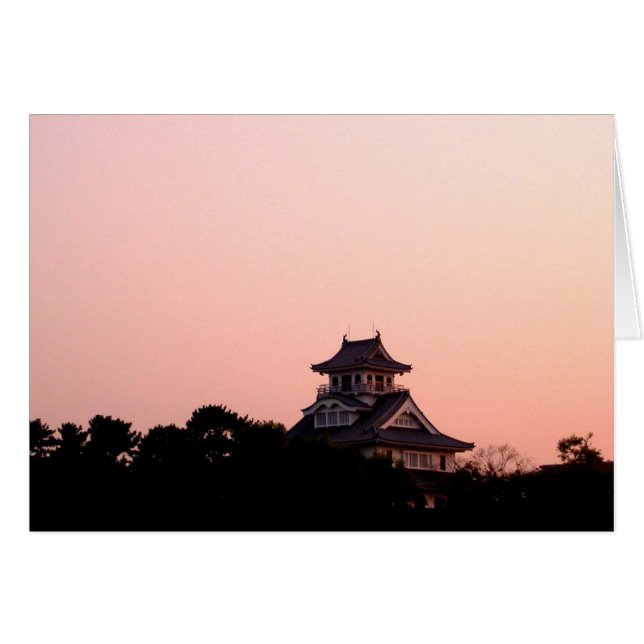 Sunrise at Nagahama Castle (Front Horizontal)