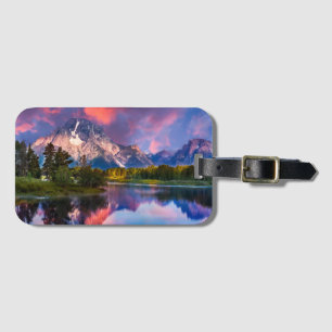 Sunrise at Oxbow Bend Luggage Tag