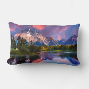 Sunrise at Oxbow Bend Lumbar Cushion
