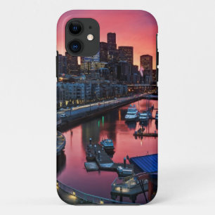 Sunrise at pier 66 looking down on bell harbour Case-Mate iPhone case