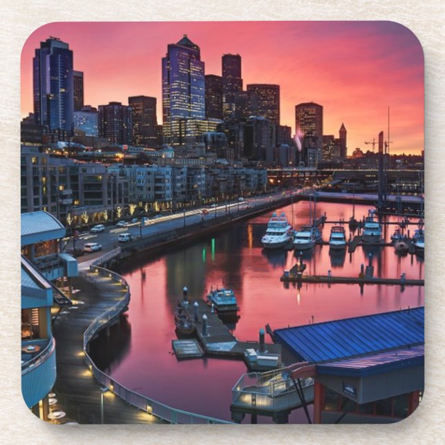 Sunrise at pier 66 looking down on bell harbour coaster (Front)