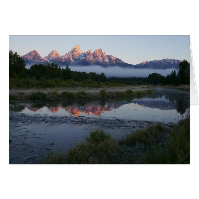 Sunrise at Schwabacker Landing at Grand Teton (Front Horizontal)