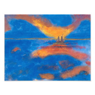 Sunrise at Sea   Emil Nolde   Photo Print