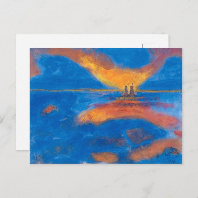 Sunrise at Sea | Emil Nolde | Postcard (Front/Back)