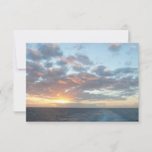 Sunrise at Sea I Pastel Seascape