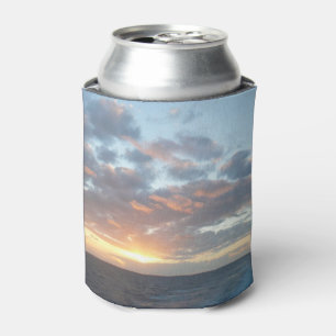 Sunrise at Sea I Pastel Seascape Can Cooler