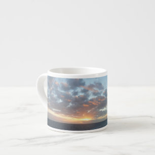 Sunrise at Sea I Pastel Seascape Espresso Cup