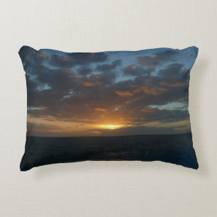 Sunrise at Sea II Ocean Seascape Decorative Cushion