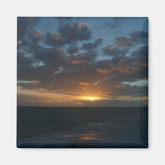 Sunrise at Sea II Ocean Seascape Magnet (Front)