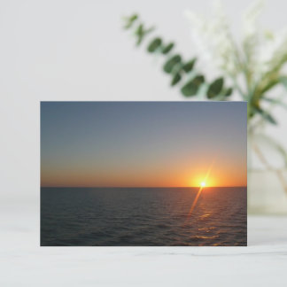 Sunrise at Sea III Ocean Horizon Seascape