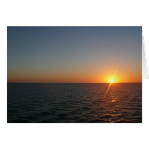 Sunrise at Sea III Ocean Horizon Seascape