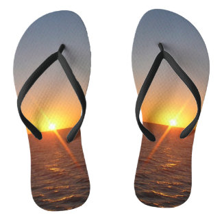 Sunrise at Sea III Ocean Horizon Seascape Jandals