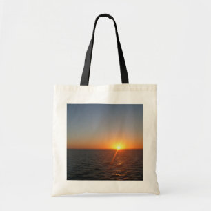 Sunrise at Sea III Ocean Horizon Seascape Tote Bag