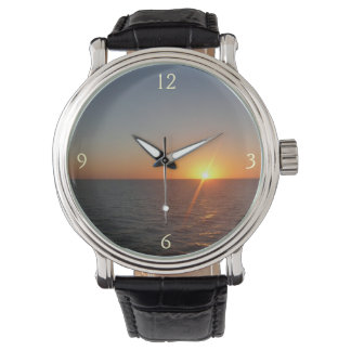 Sunrise at Sea III Ocean Horizon Seascape Watch