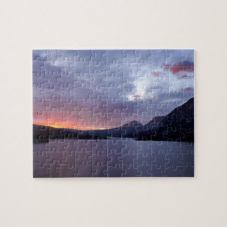 Sunrise at St. Mary Lake Jigsaw Puzzle