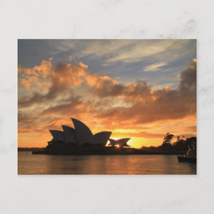 Sunrise at Sydney Opera House Postcard