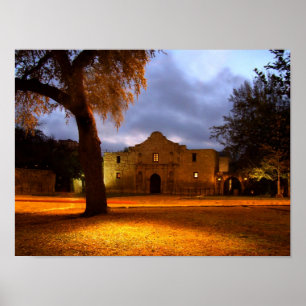 Sunrise At The Alamo Poster