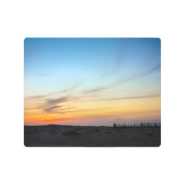 Sunrise at the Beach Metal Wall Art