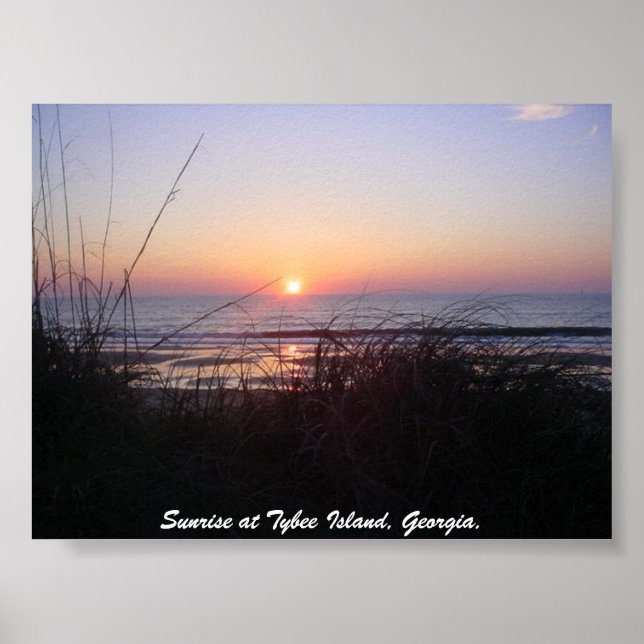 Sunrise at Tybee Island,... Poster (Front)