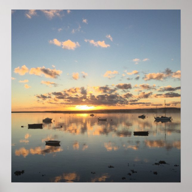 Sunrise at Wells Next The Sea Norfolk Poster (Front)