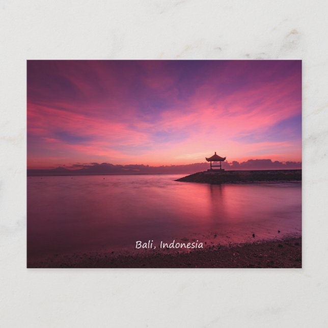 Sunrise, Bali, Indonesia Postcard (Front)
