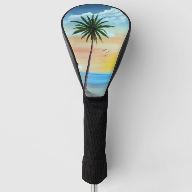 Sunrise Beach Golf Head Cover (Front)