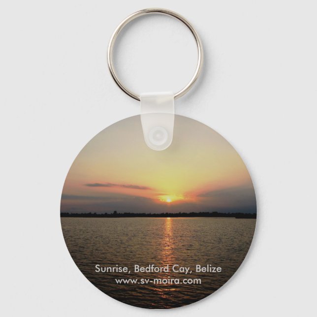Sunrise, Bedford Cay, Belise Key Ring (Front)